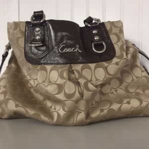 Coach Ashley Sateen Carryall Purse F15510